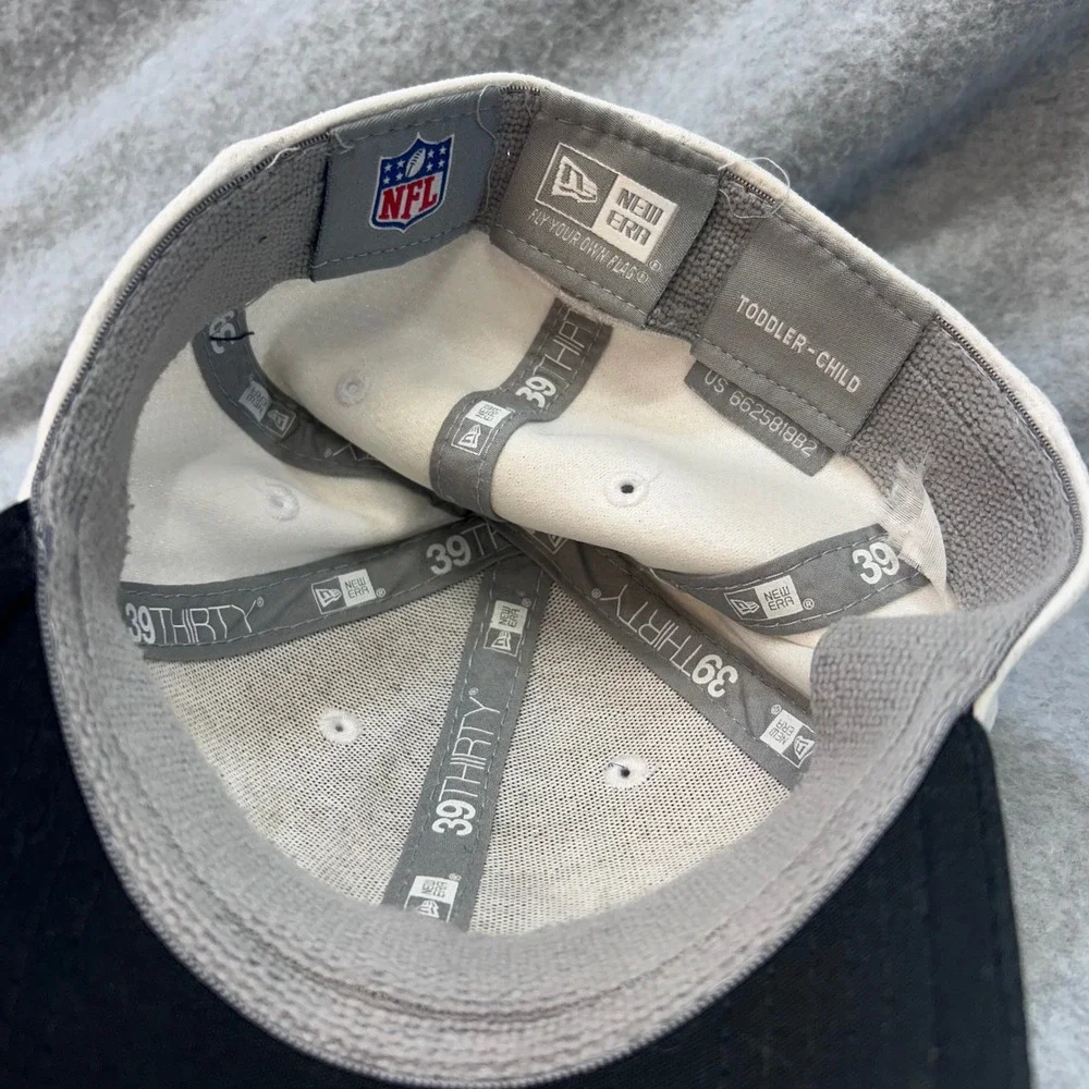 New Orleans Saints Toddler Child White New Era Hat 39THIRTY NFL Cap